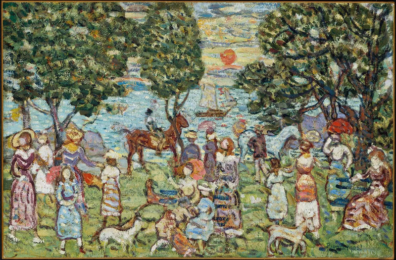 Auringonlasku - Maurice Prendergast