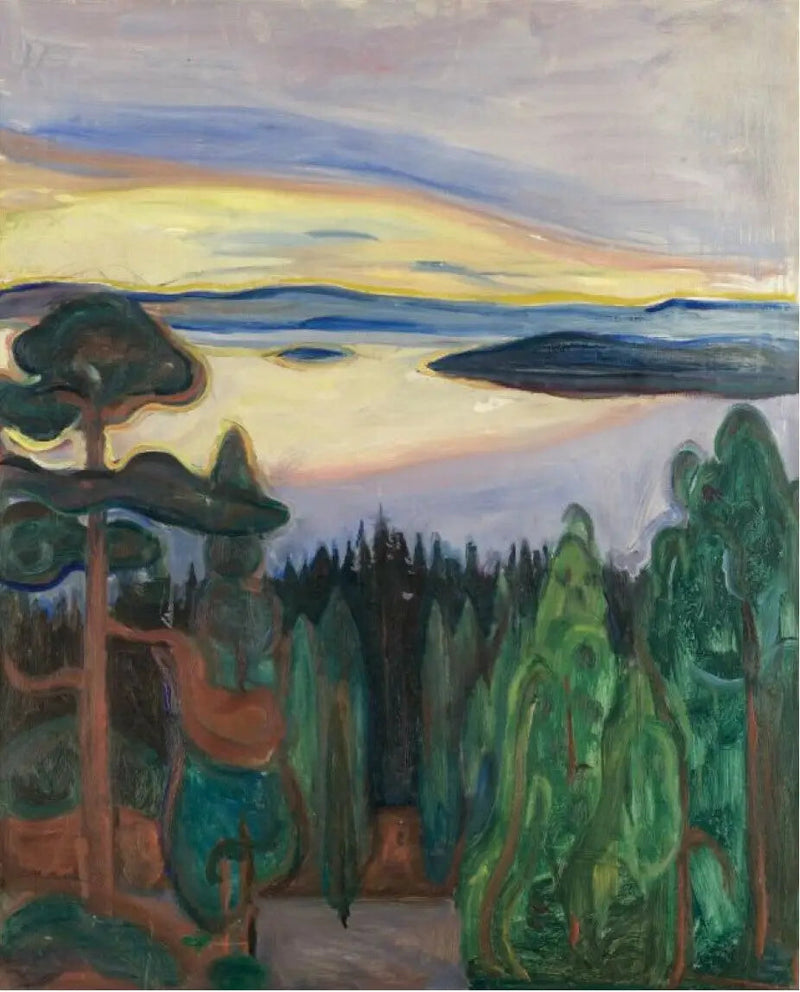 Auringonlasku, Nordstrand - Edvard Munch