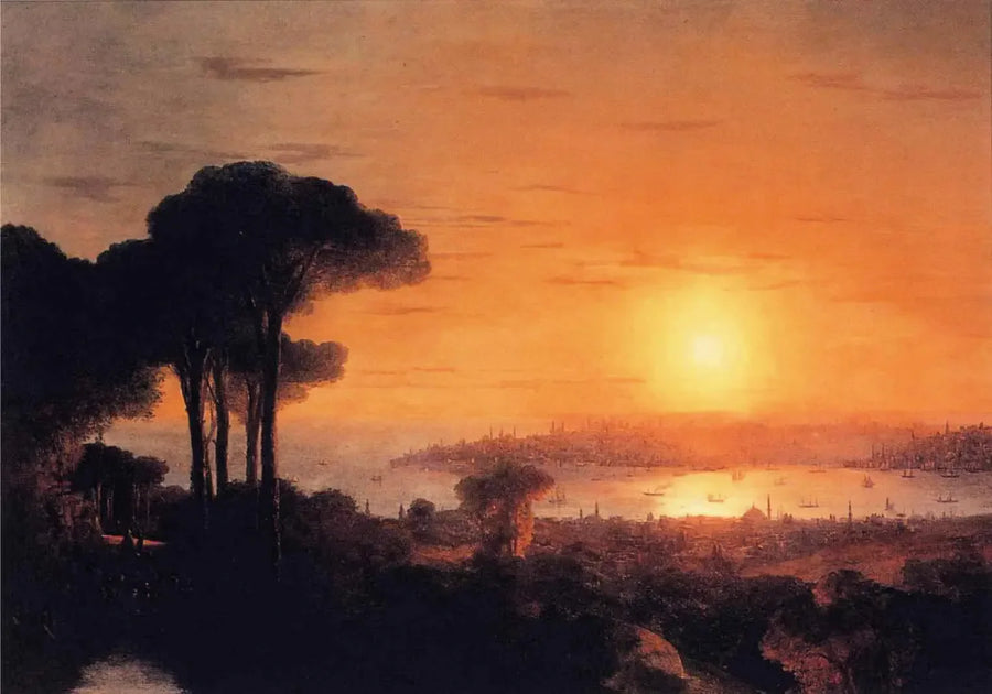 Auringonlasku Korkorannassa - Ivan Aïvazovski