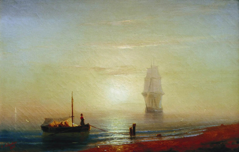 Auringonlasku merellä - Ivan Aïvazovski