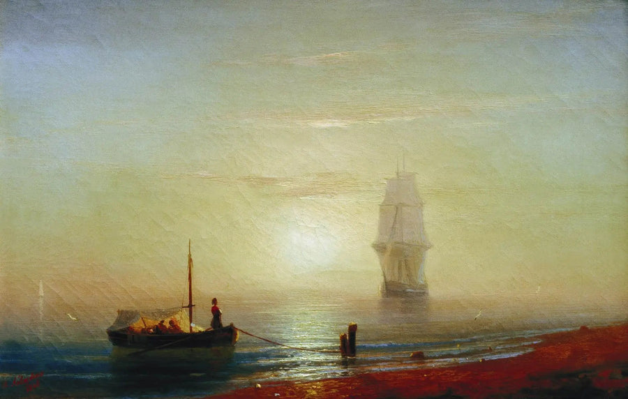 Auringonlasku merellä - Ivan Aïvazovski