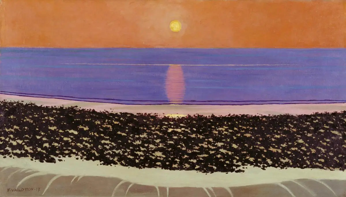 Coucher de soleil. Villerville - Félix Vallotton - Alpha Reproduction