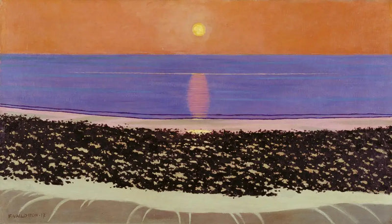 Auringonlasku. Villerville - Félix Vallotton