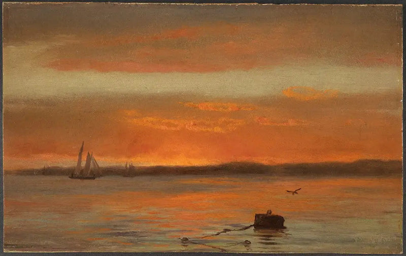 Auringonlasku - William Bradford