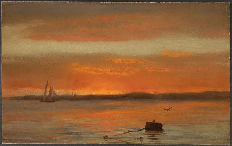 Auringonlasku - William Bradford