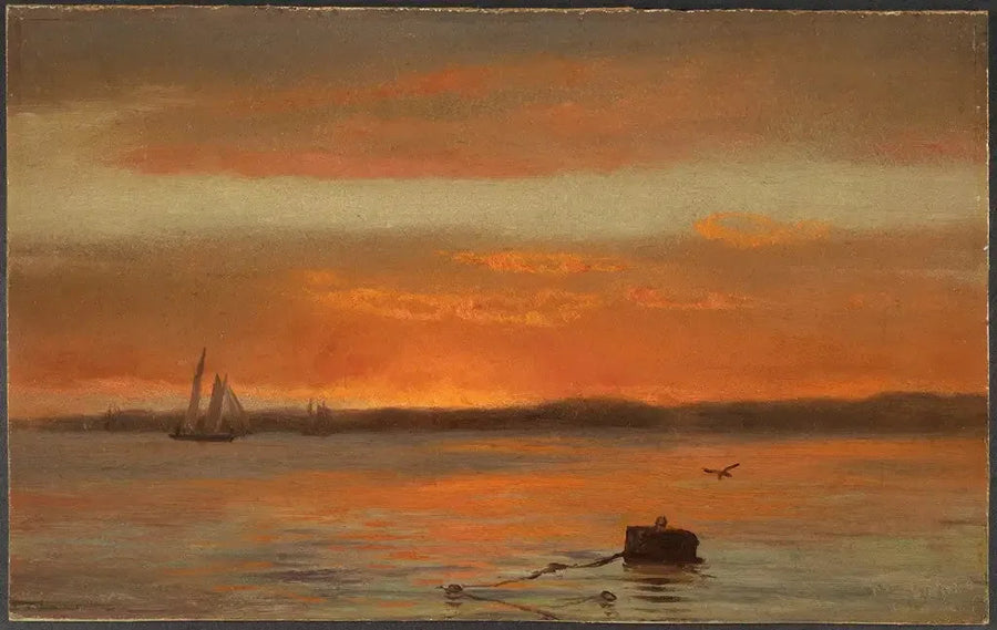 Auringonlasku - William Bradford