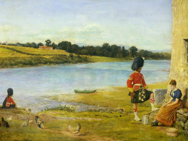 Kallistuu kohti merta - John Everett Millais