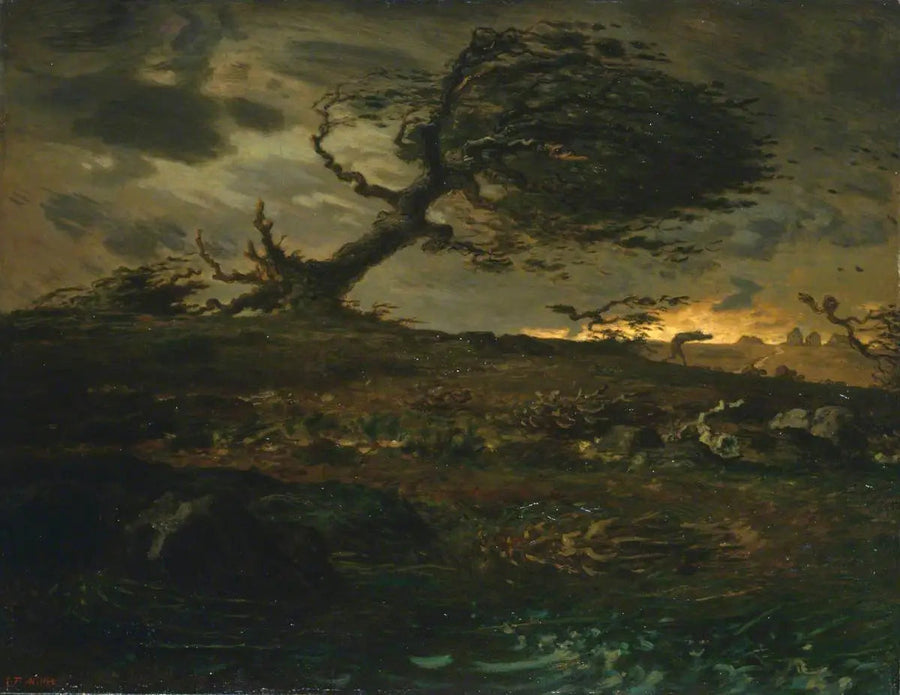 Tuulenpuuska - Jean-François Millet