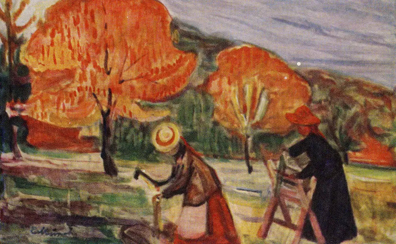 Puun leikkaus ja muotoilu - Edvard Munch