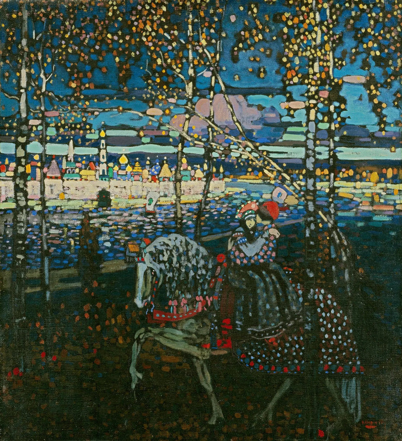 Ratsastava pari - Vassily Kandinsky