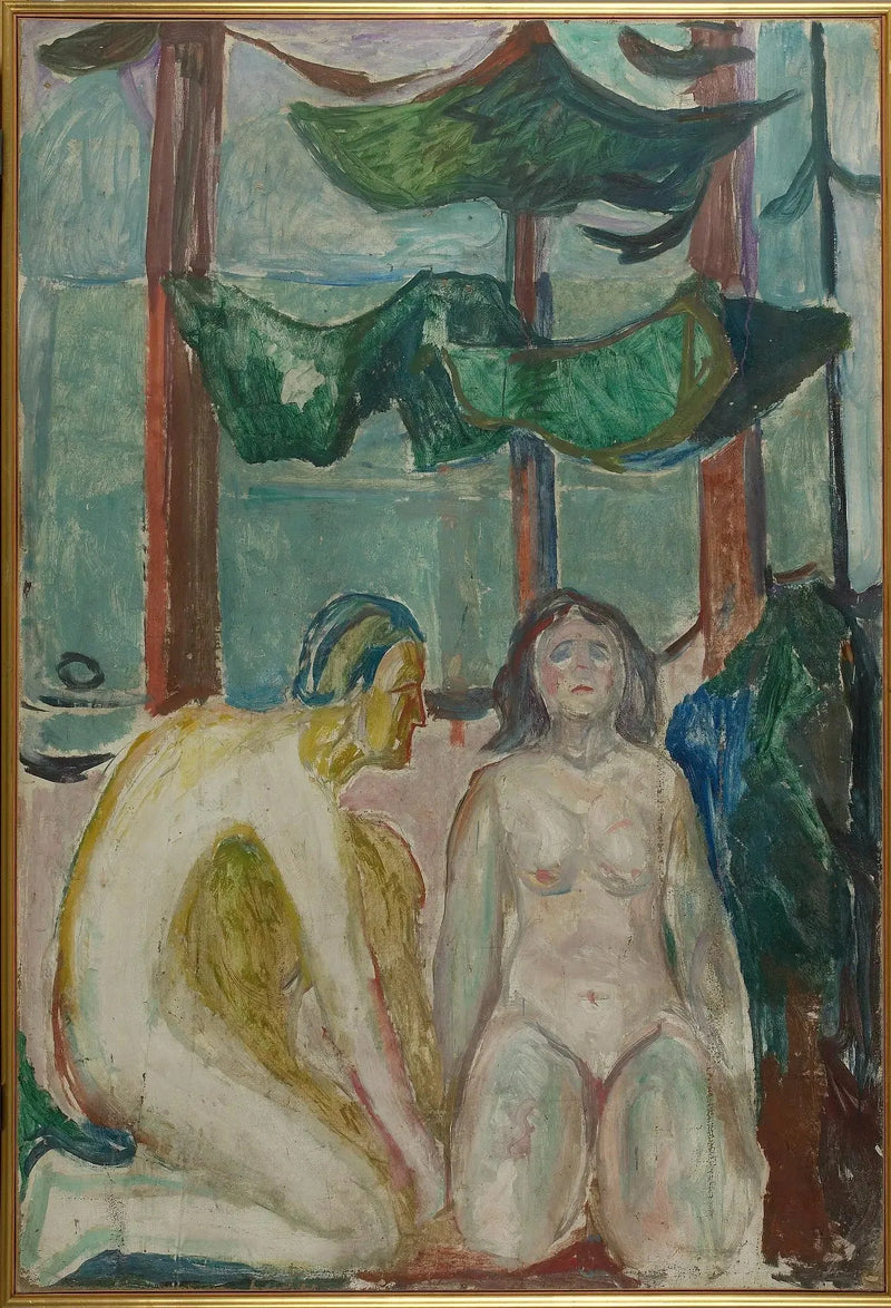 Alaston pari puiden alla - Edvard Munch