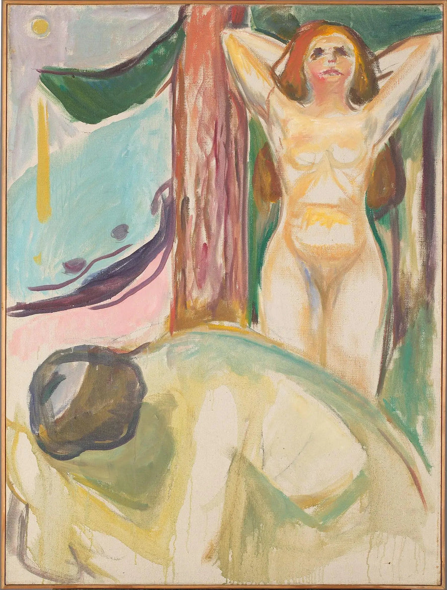 Alaston pari rannalla - Edvard Munch
