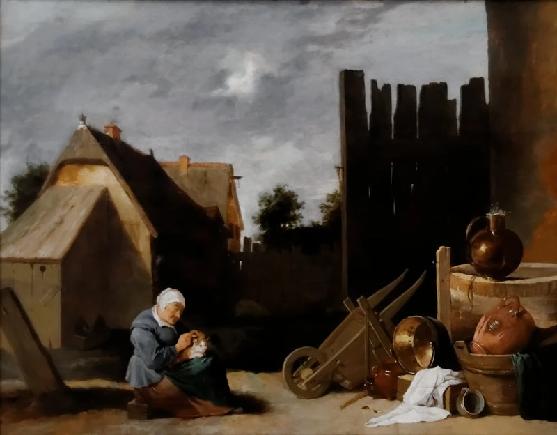 Maatilan piha - David Teniers nuorempi