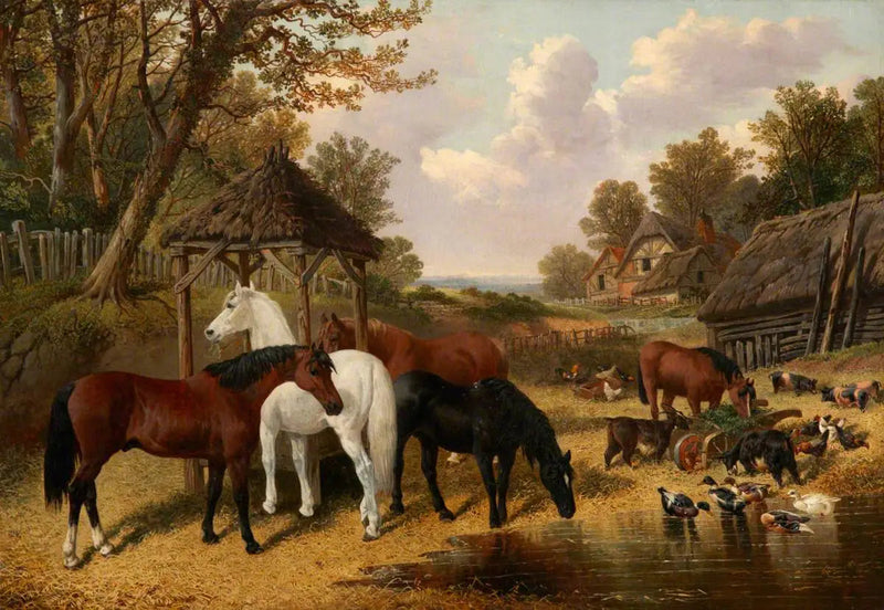 Maatilan piha - John Frederick Herring, Sr.