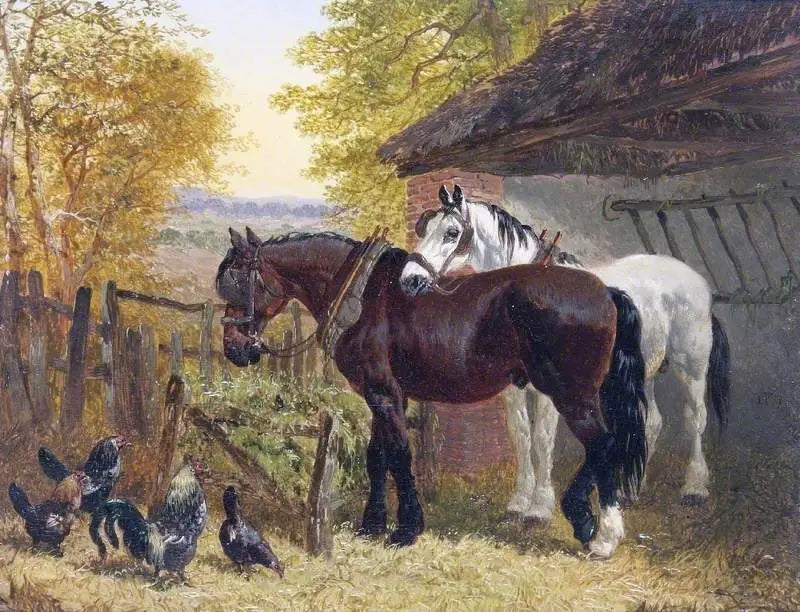 Maatilan piha - John Frederick Herring, Sr.