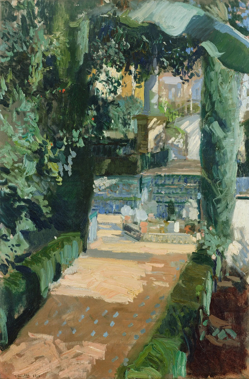 Tanssien Cour, Alcázar, Sevilla - Joaquín Sorolla
