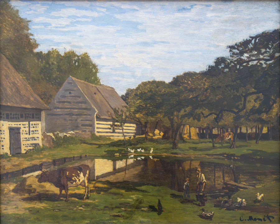 Farmyard Normandiassa W16 - Claude Monet