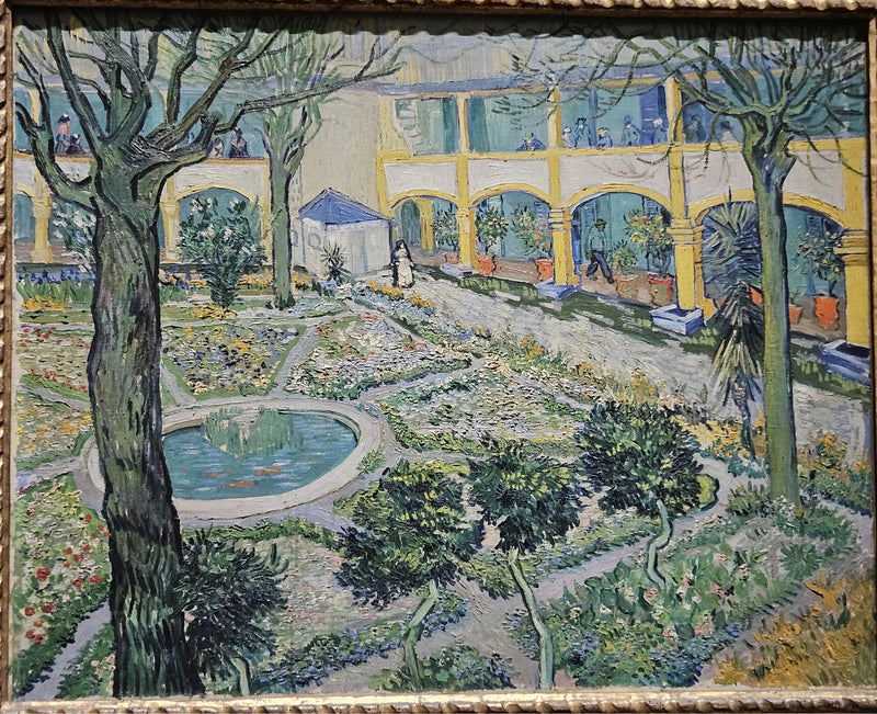 Arlesin sairaalan piha - Vincent van Gogh
