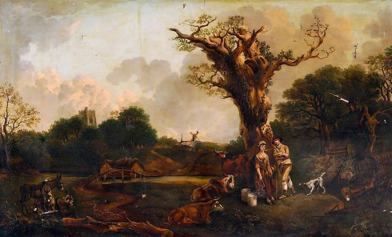 Rustikoinen piha - Thomas Gainsborough