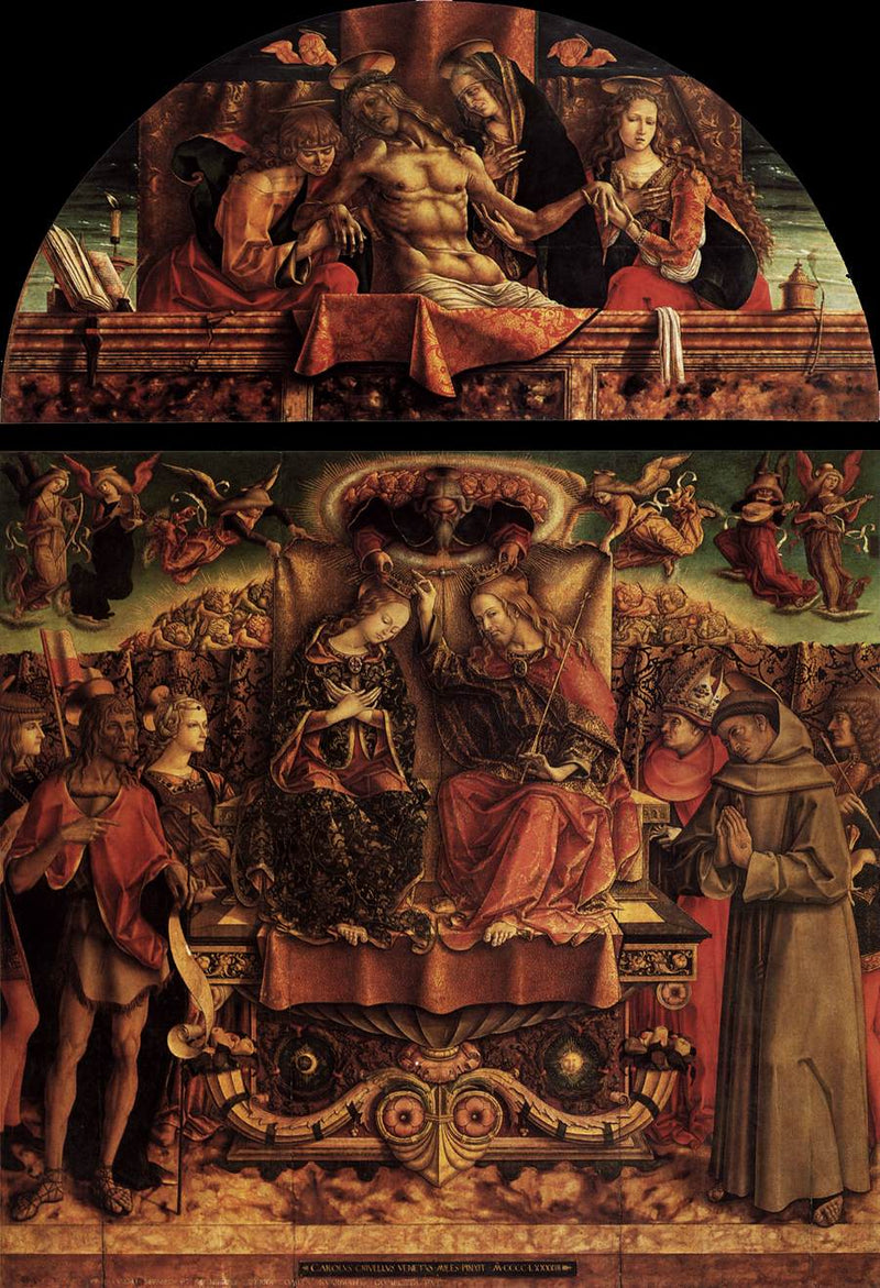 Neitsyt Marian kruunaminen - Carlo Crivelli