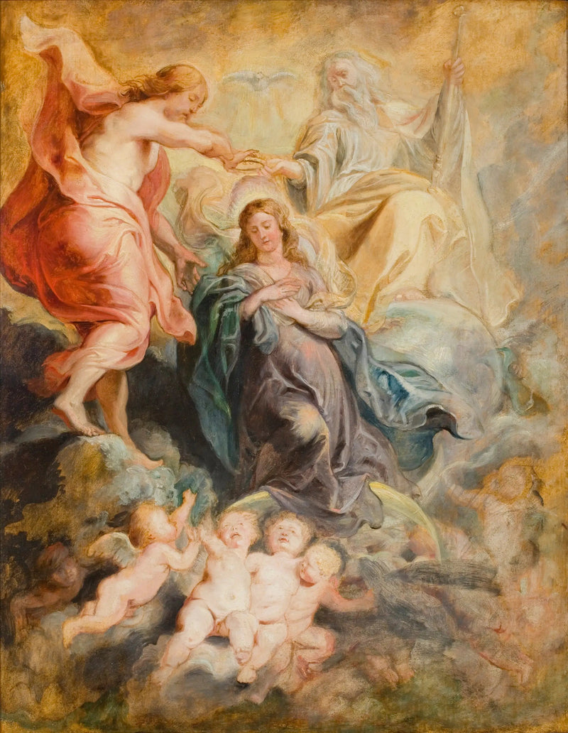 Neitsyt Marian kruunajaiset - Peter Paul Rubens