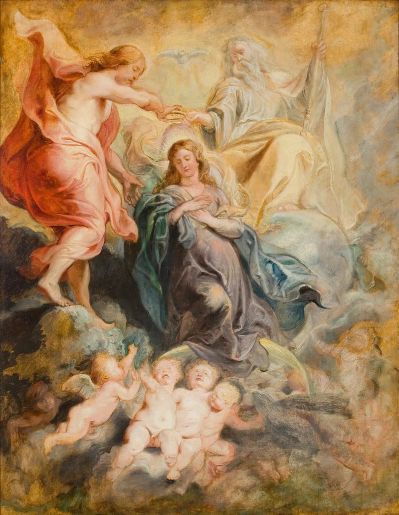 Neitsyt Marian kruunajaiset - Peter Paul Rubens