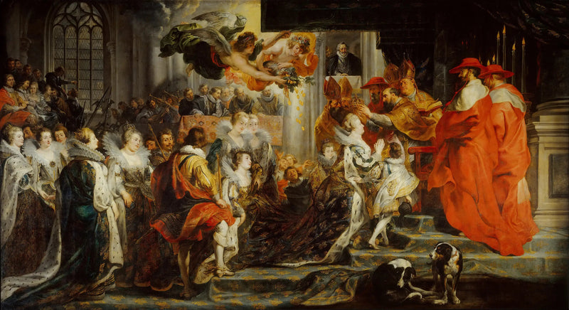 Marie de Médicis'n kruunajaiset 13. toukokuuta 1610 - Peter Paul Rubens
