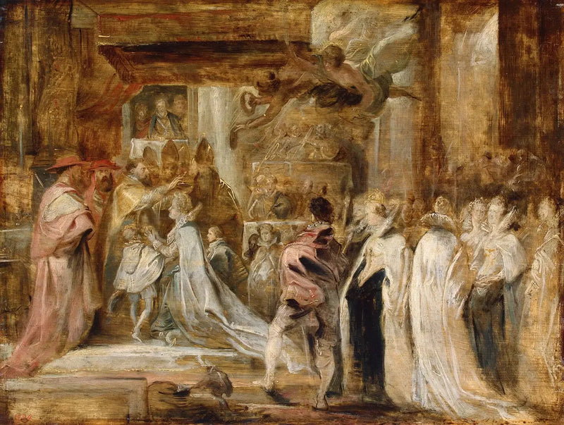 Marie de Médicis'n kruunajaiset - Peter Paul Rubens