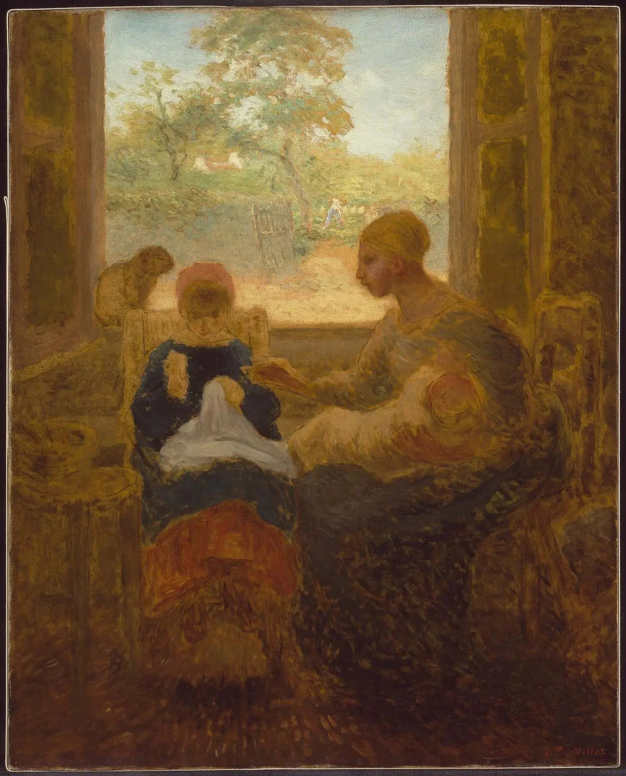 Ompelentin kurssi - Jean-François Millet