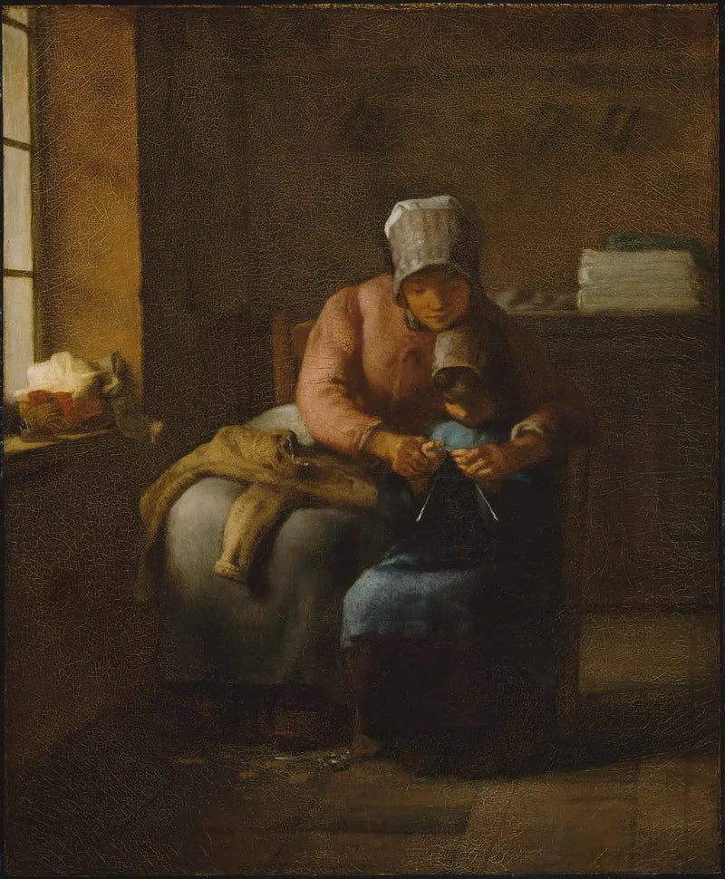 Neulomisen kurssi - Jean-François Millet