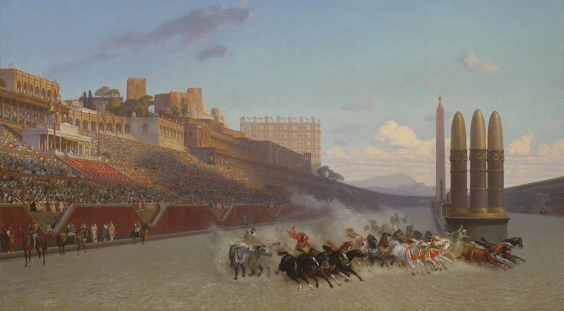 Vaunukilpailu - Jean-Léon Gérôme