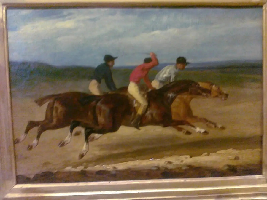 Ratsastuskilpailu - Théodore Géricault