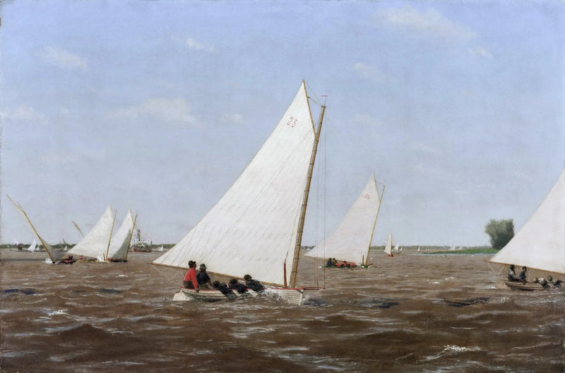 Purjehduskilpailut Delawaressa - Thomas Eakins