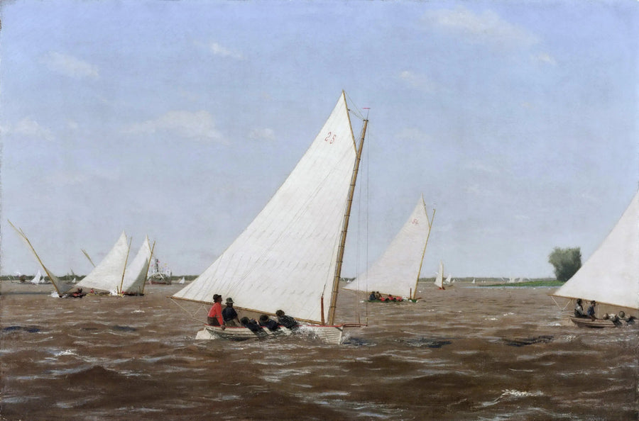 Purjehduskilpailut Delawaressa - Thomas Eakins