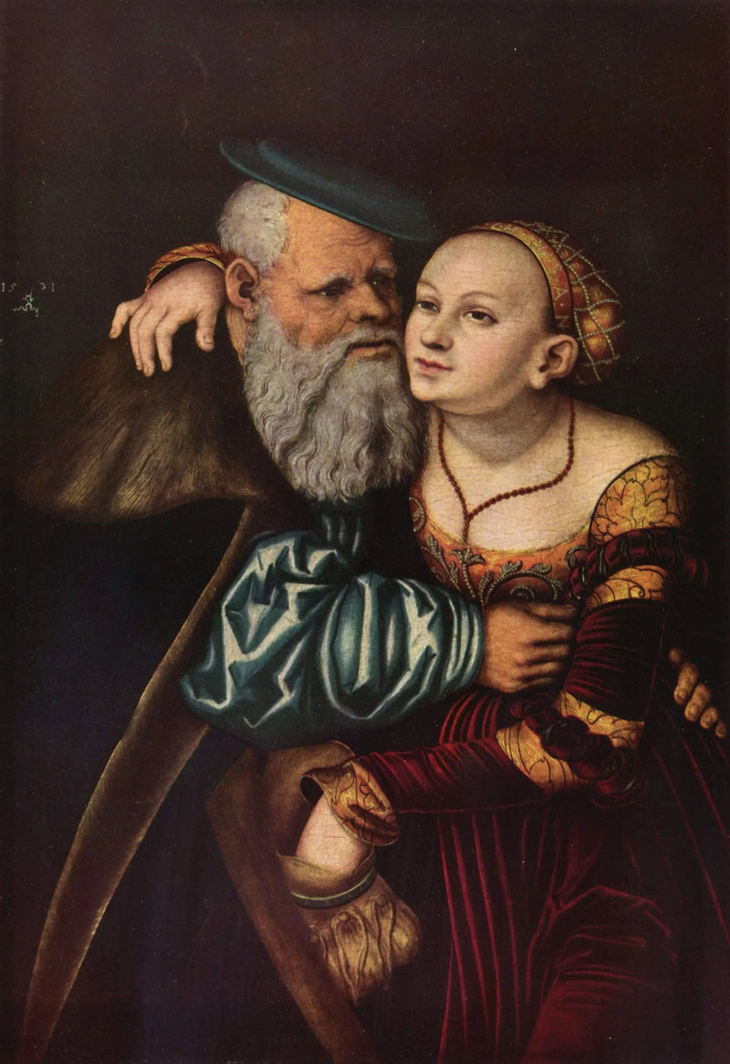 Courtisane ja vanhus - Lucas Cranach vanhempi