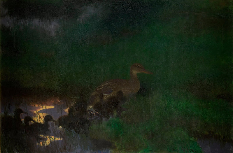 Villisorsien hautaus - Bruno Liljefors