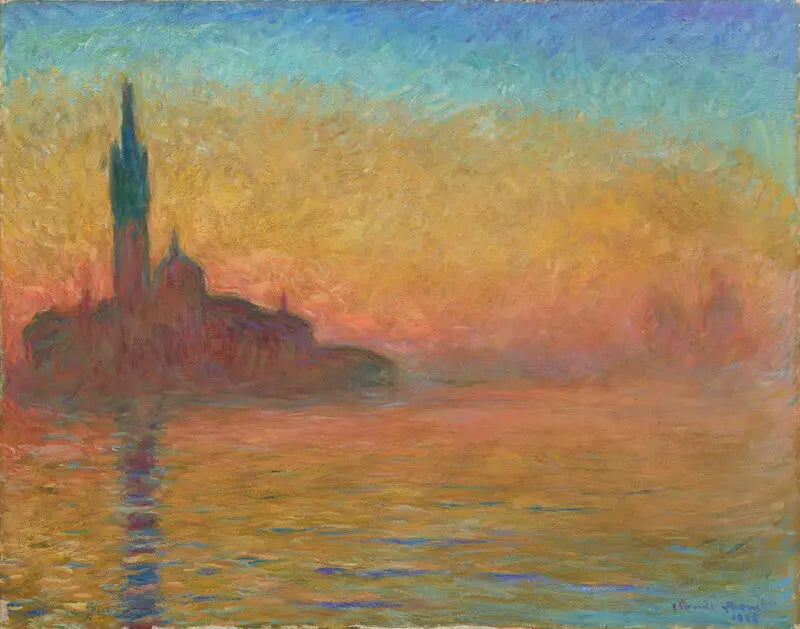 Hämärä Venetsiassa - Claude Monet