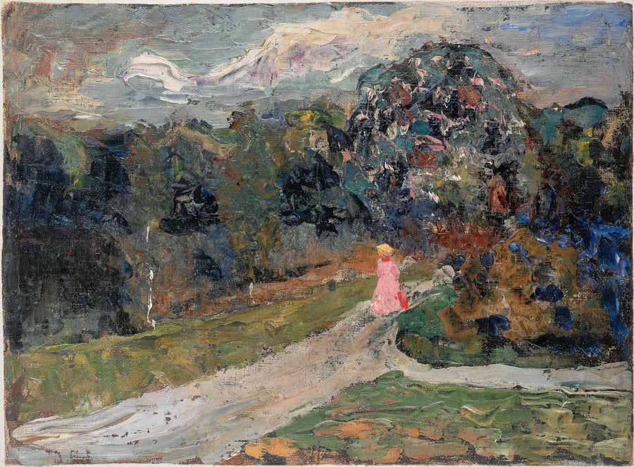Hämärä englantilaisessa puutarhassa, München - Vassily Kandinsky