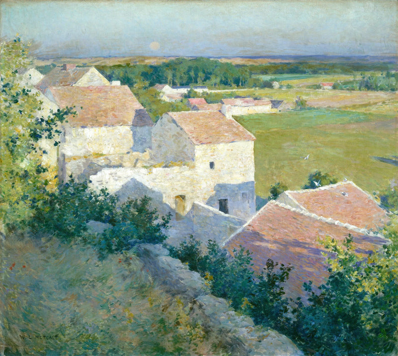 Saint-Jeanin auringonlasku - Willard Metcalf