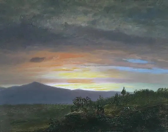 Auringonlasku, Mont Ktaadn - Frederic Edwin Church