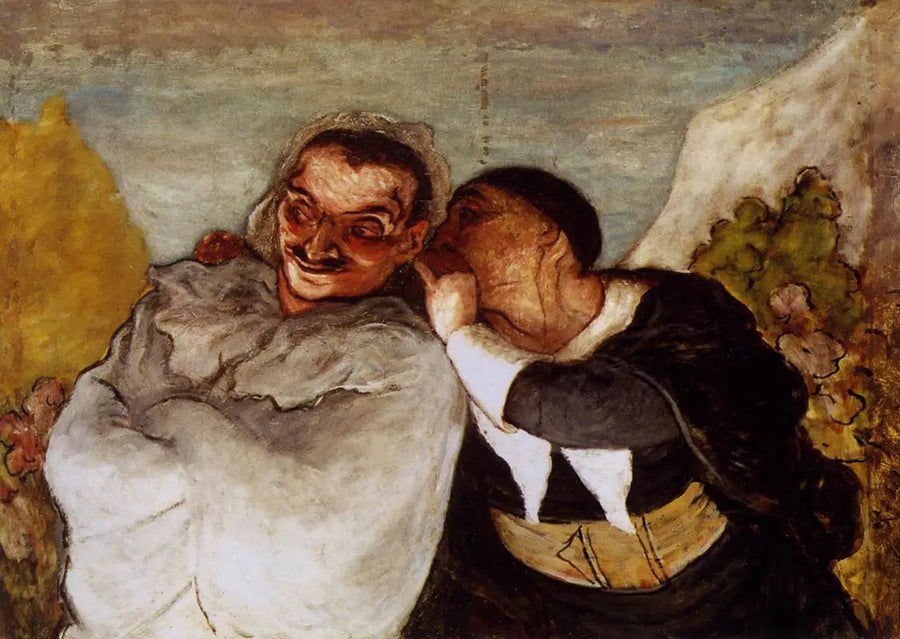 Crispin ja Scapin - Honoré Daumier