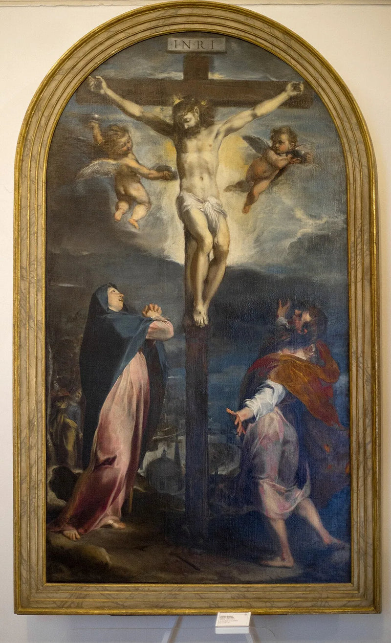 Ristiinnaulitseminen surijoiden kanssa - Federico Barroci