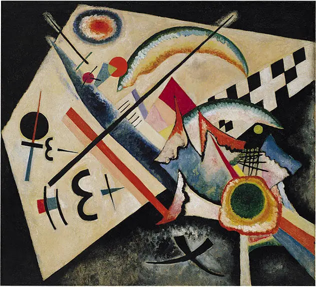 Valkoinen risti - Vassily Kandinsky