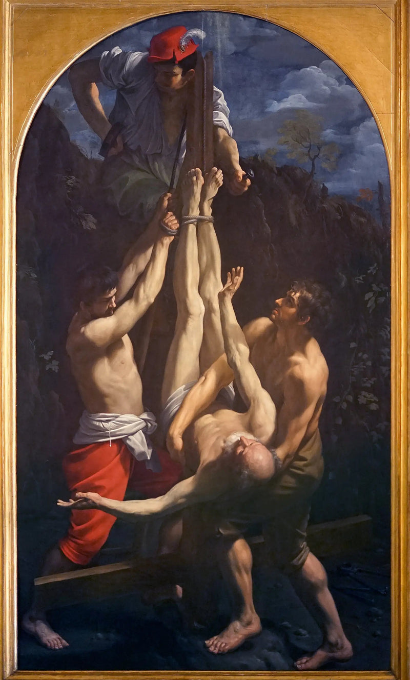 Pyhän Pietarin ristiinnaulitseminen - Guido Reni