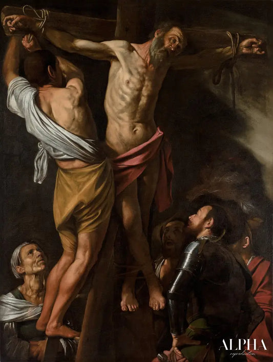 Crucifixion d'André - Caravage - Reproductions de tableaux et peintures haut de gamme