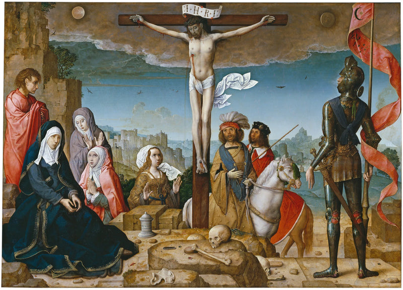 Kristuksen ristiinnaulitseminen - Juan de Flandes