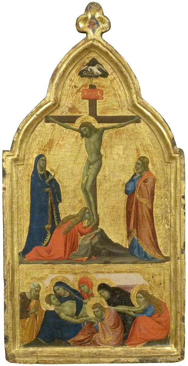 Ristiinnaulitseminen ja itku - Taddeo Gaddi