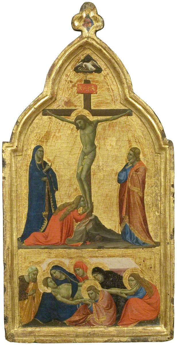Ristiinnaulitseminen ja itku - Taddeo Gaddi