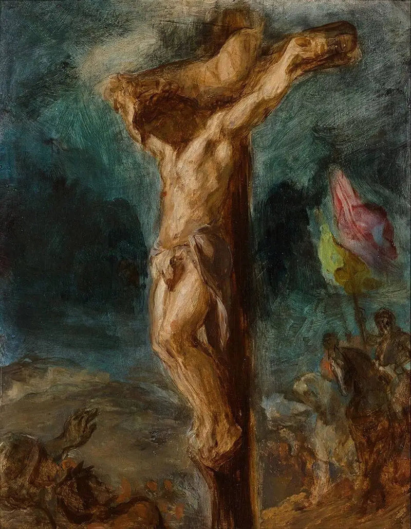 Ristiinnaulitseminen - Eugène Delacroix