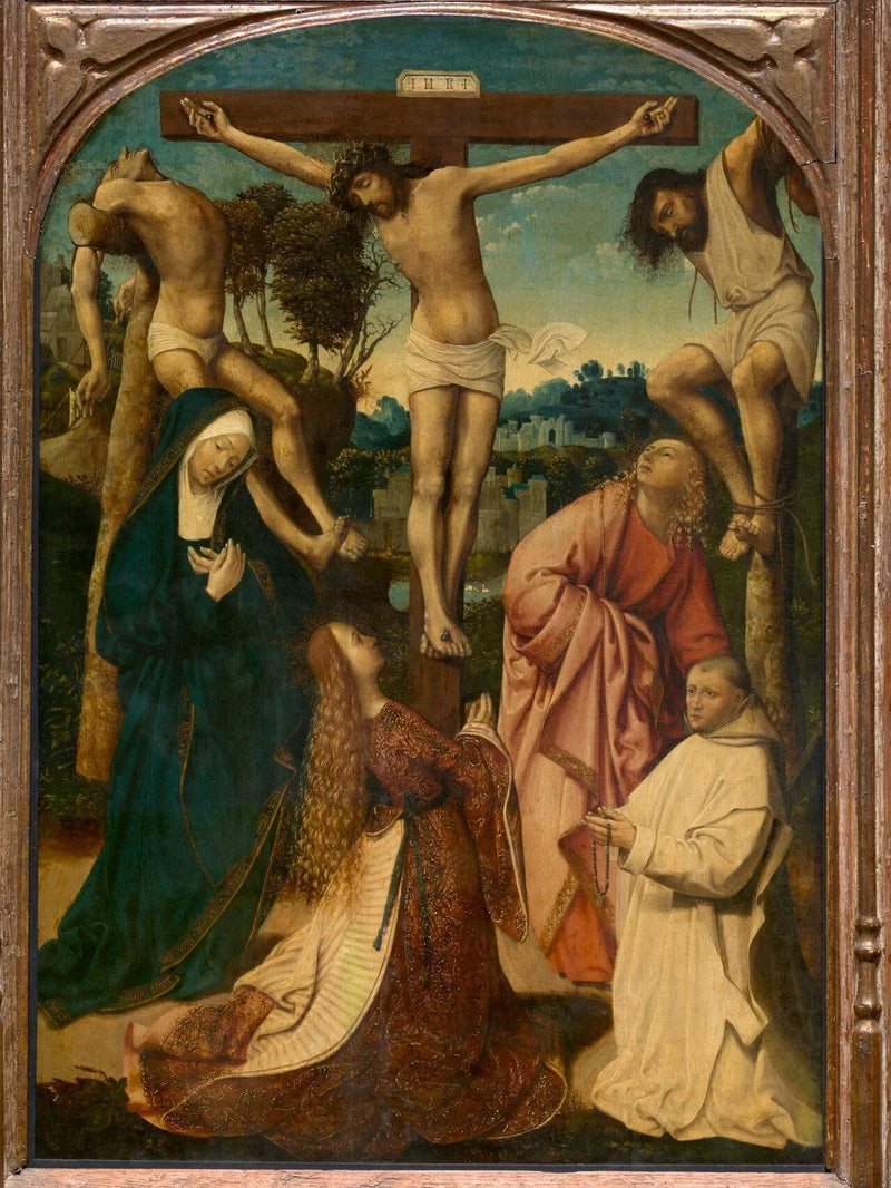 Ristiinnaulitseminen - Jacob Cornelisz van Oostsanen